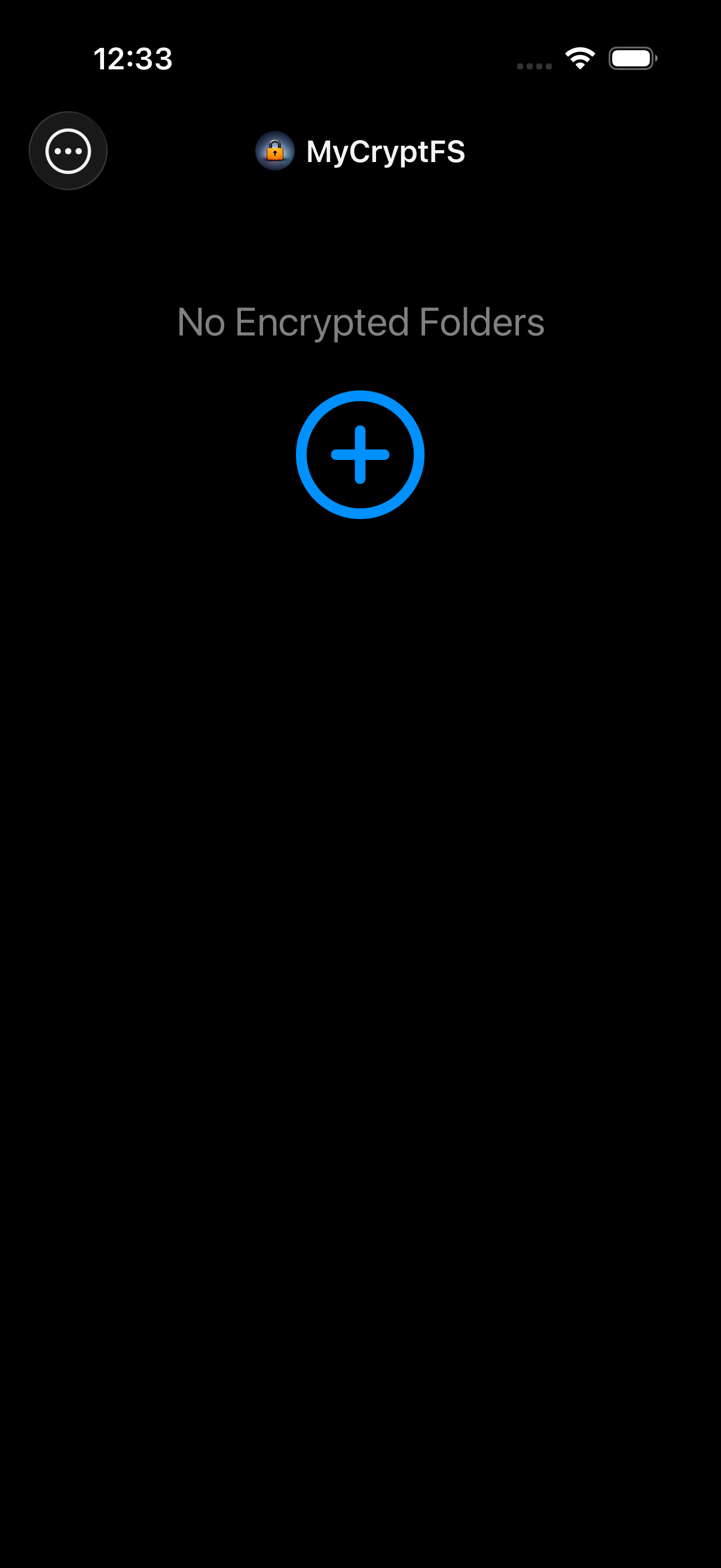 MyCryptFS for iOS — screenshot 2